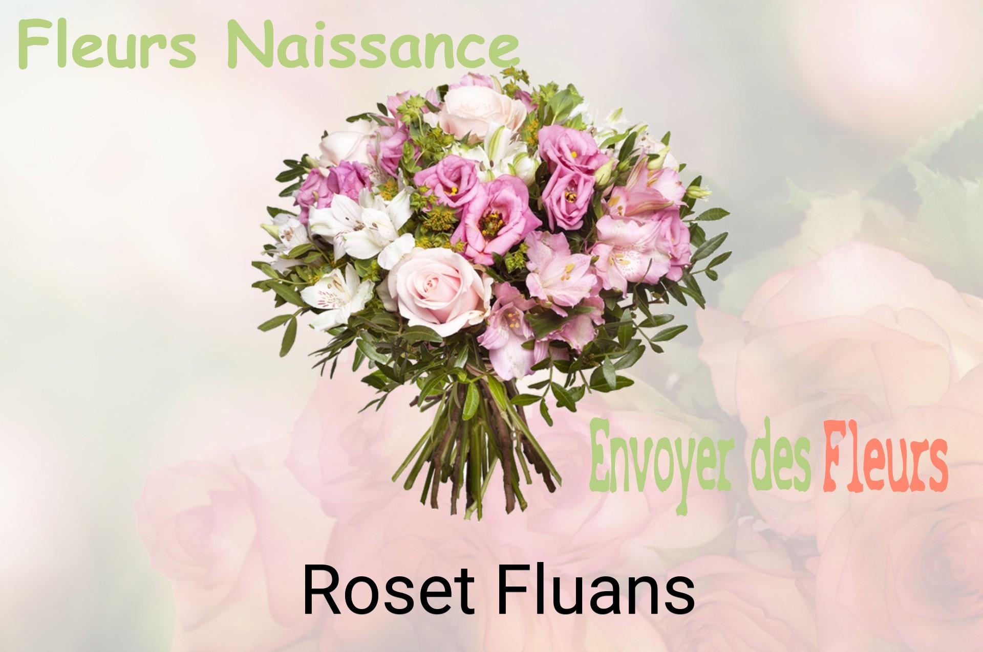 Bouquet de fleurs de naissance livré à Roset-Fluans